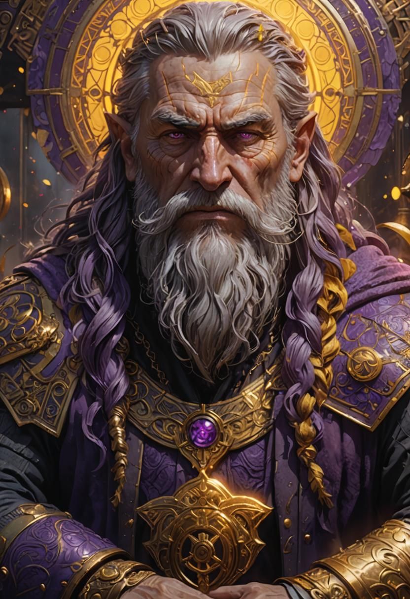 Odin in Dark Fantasy Style, Digital Art