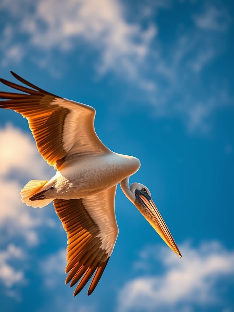 Pelican in Flight: Aerial Bird Photography