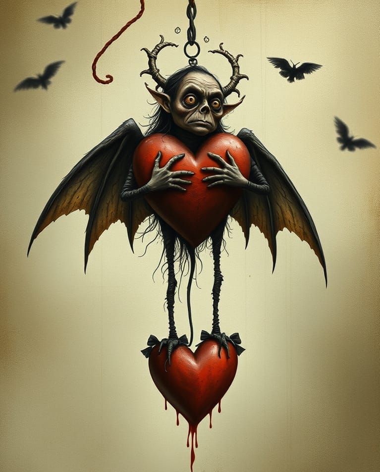 Grumpy Weirdo on a String Who Stole My Freely Gifted Heart