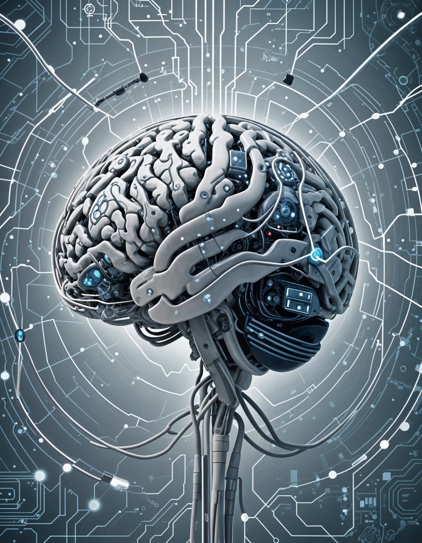 Medical Textbook Cover: AI and Healthcare Integration