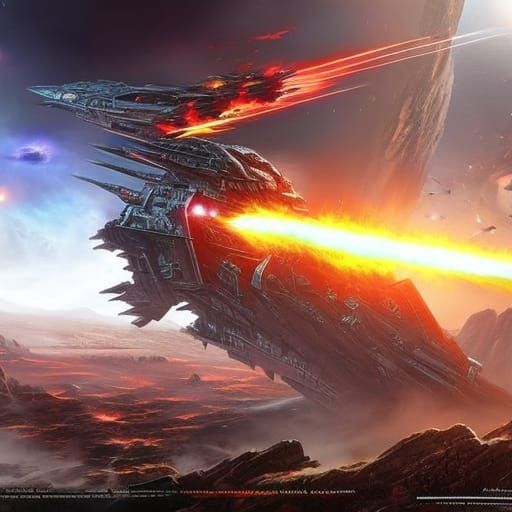 Hyperrealistic Planet Destroyer Concept Art