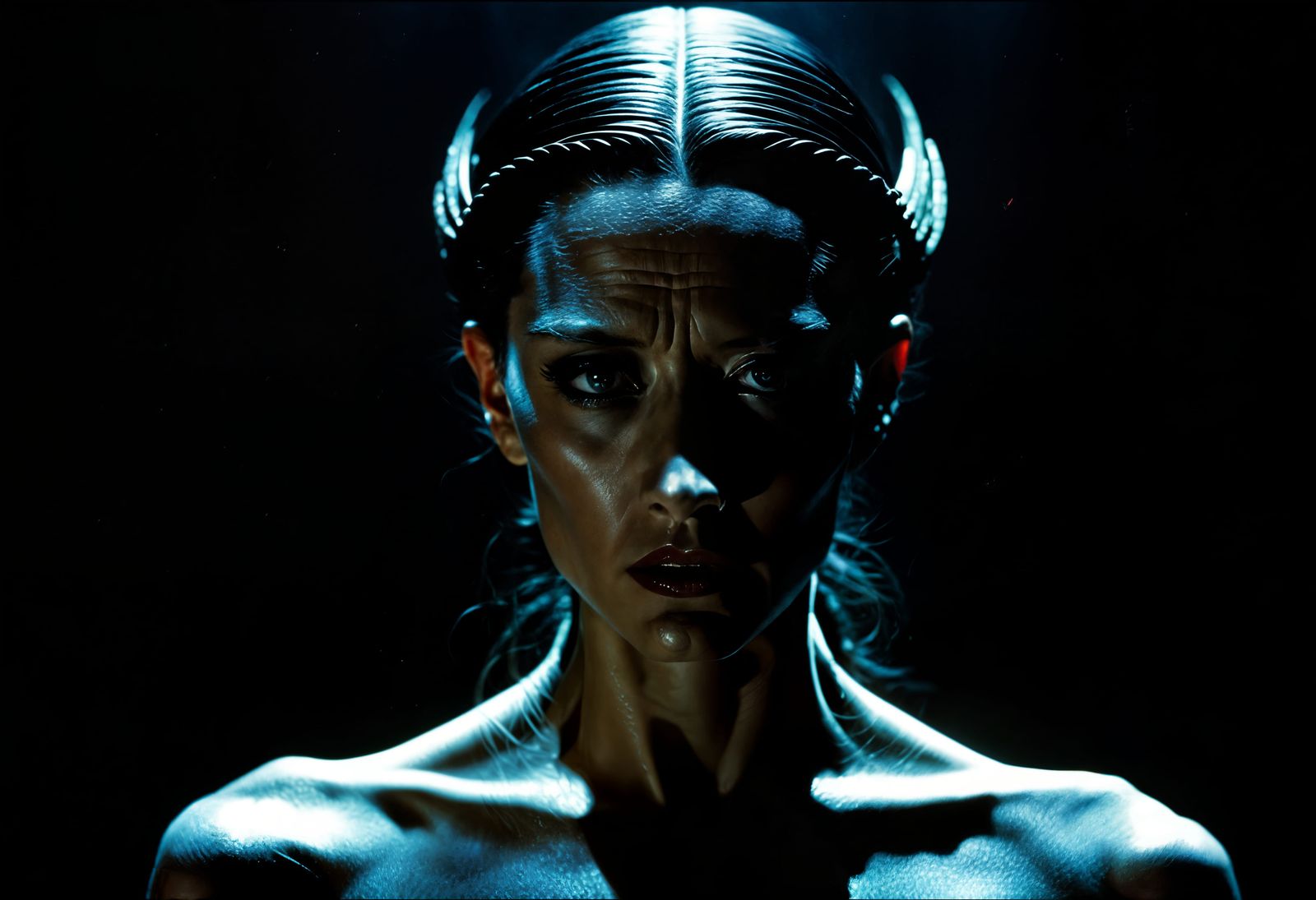 Elegantly Estranged Queen of Oblivion in Light-Waves