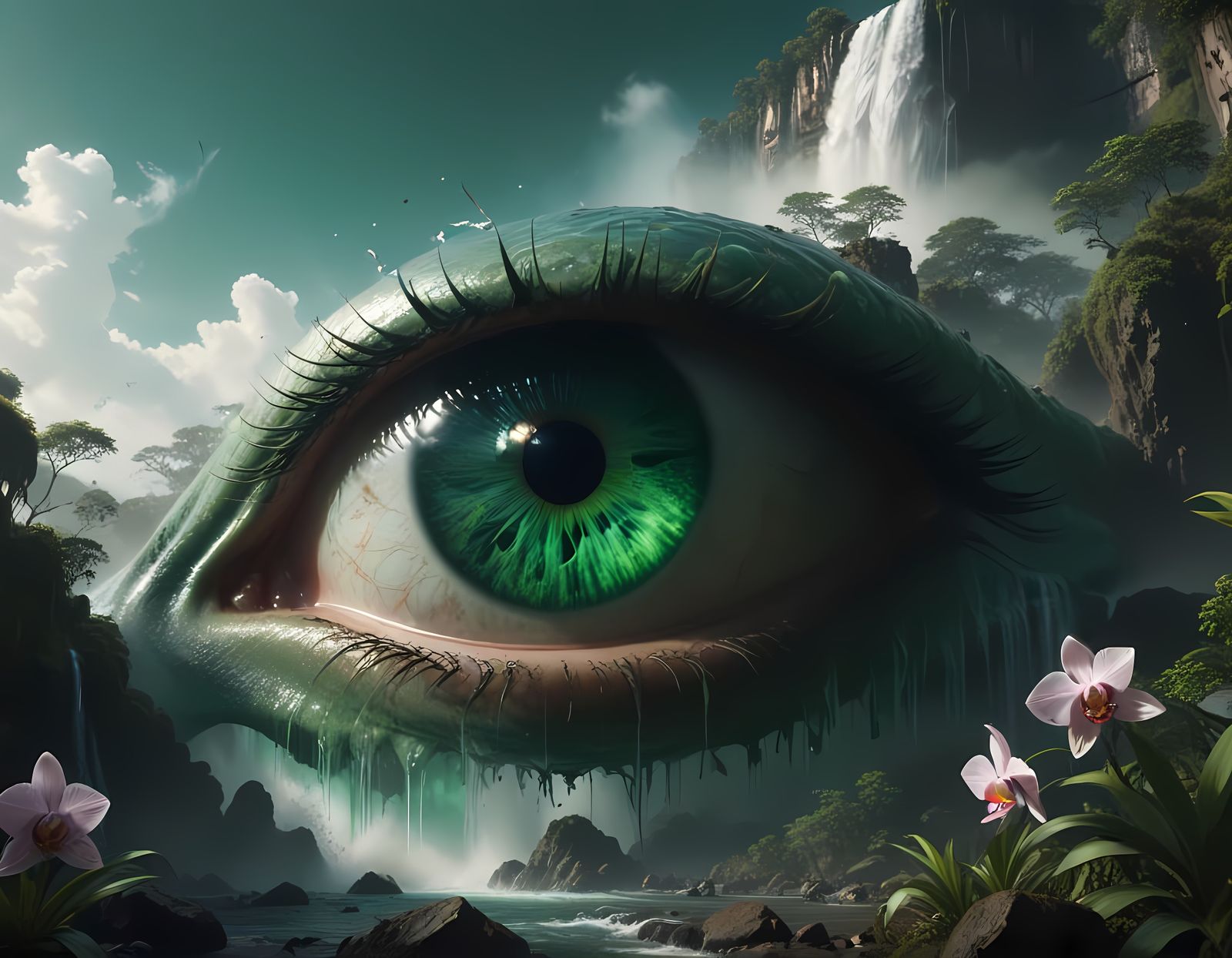 😲This green gaze has magical power! HE's hypnotizing you!⚠❗👀🥇