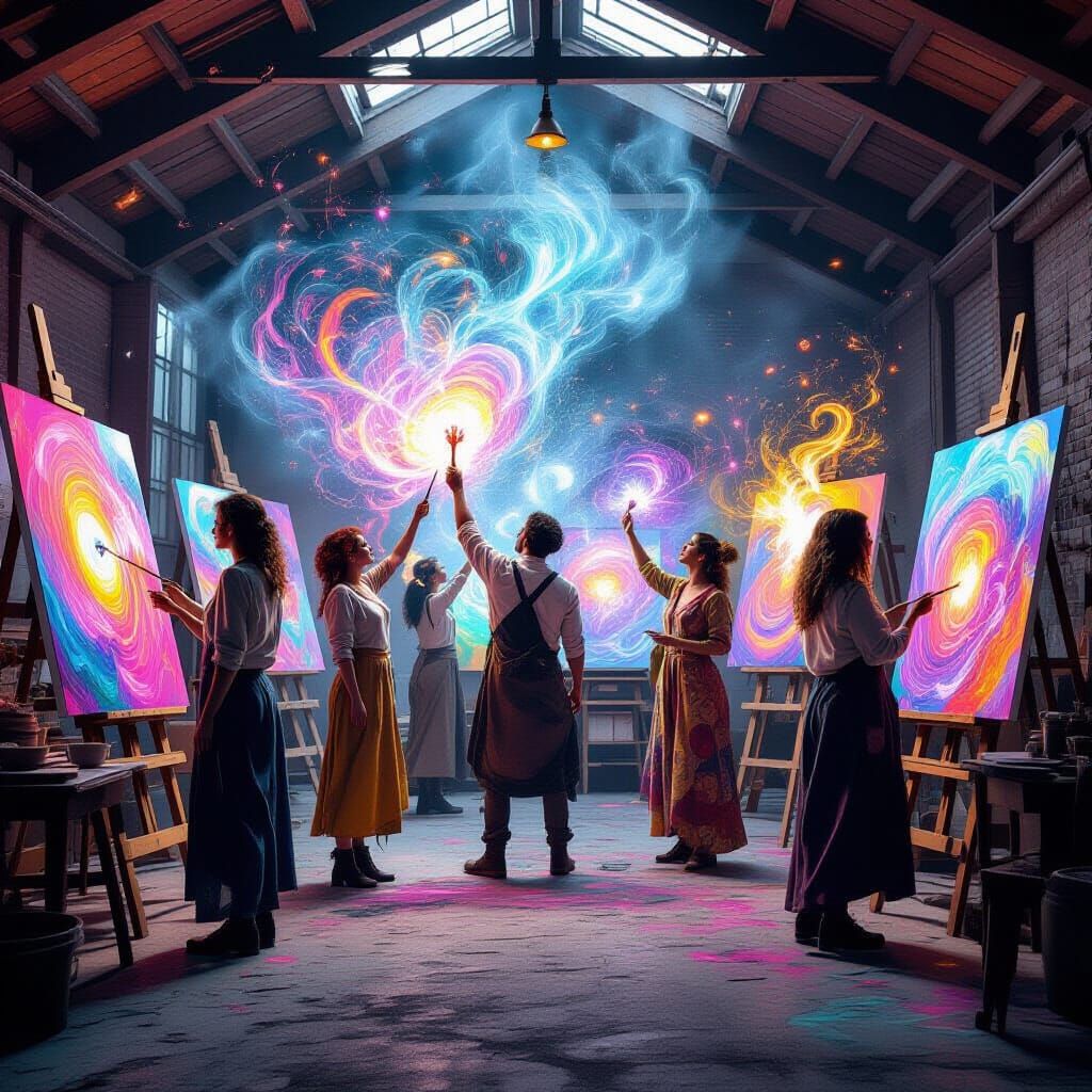 Artists Conjure Living Art in Magical Workshop