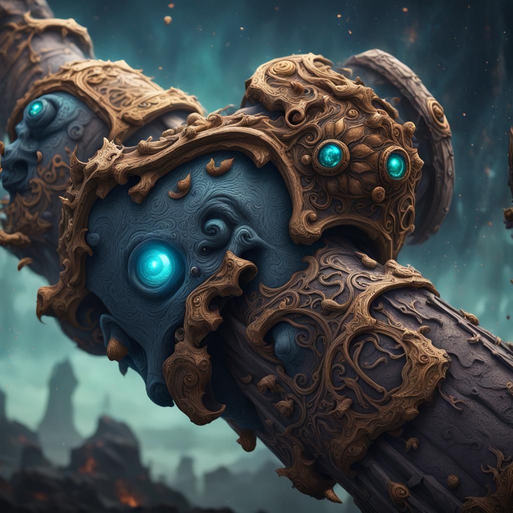 Fantastical Humerus in Detailed Matte Painting