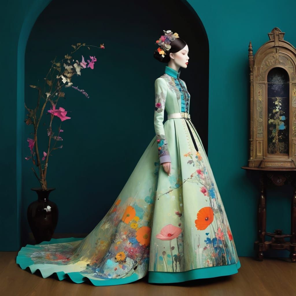 Fantasy Figures in Art Brut Style