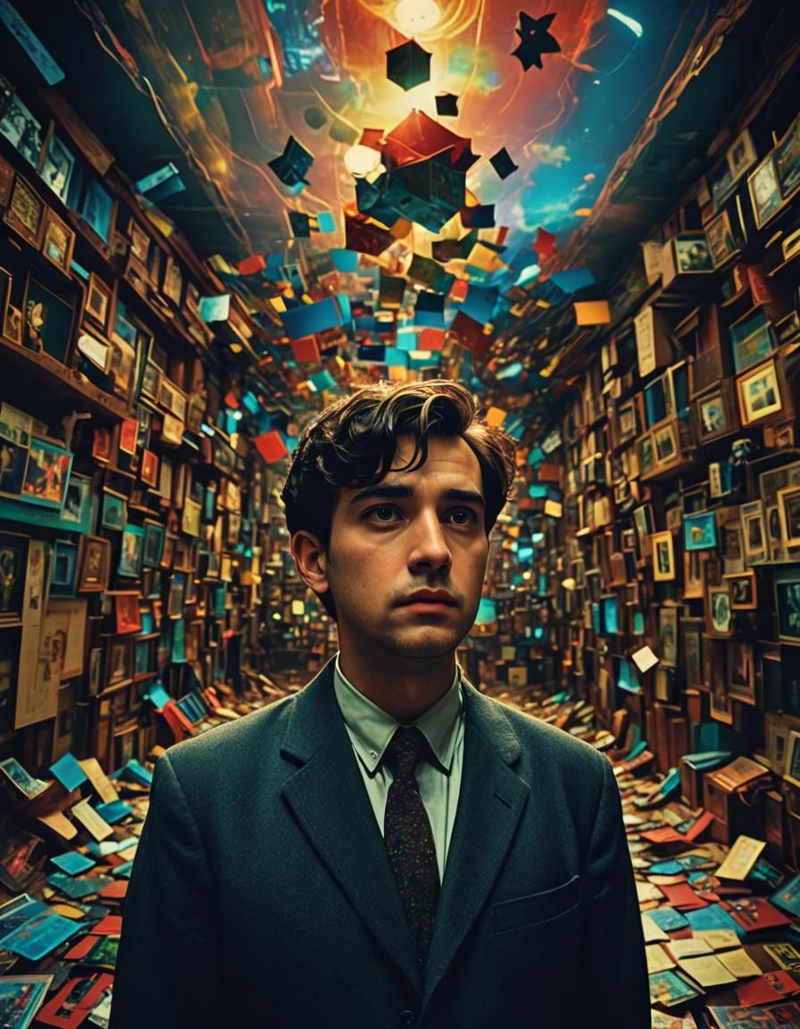 Autistic Observer of World Mind: Cinematic Film Still