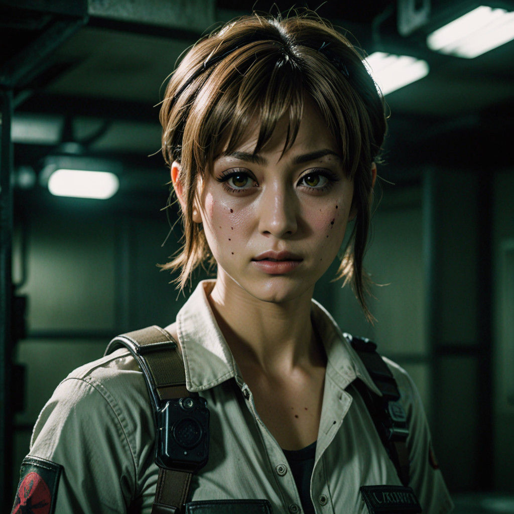 Rebecca Chambers as Ayumi Hamasaki in Cinematic Film Still