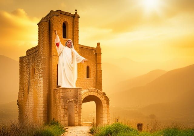 Attractive Poster for Praise and Healing Evening