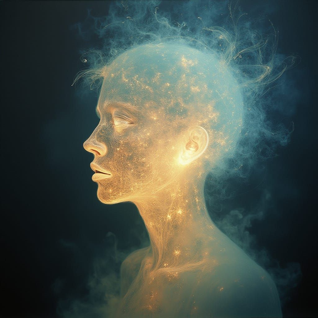 Ethereal Rorschach Mirror Evokes Spiritual Telepathy