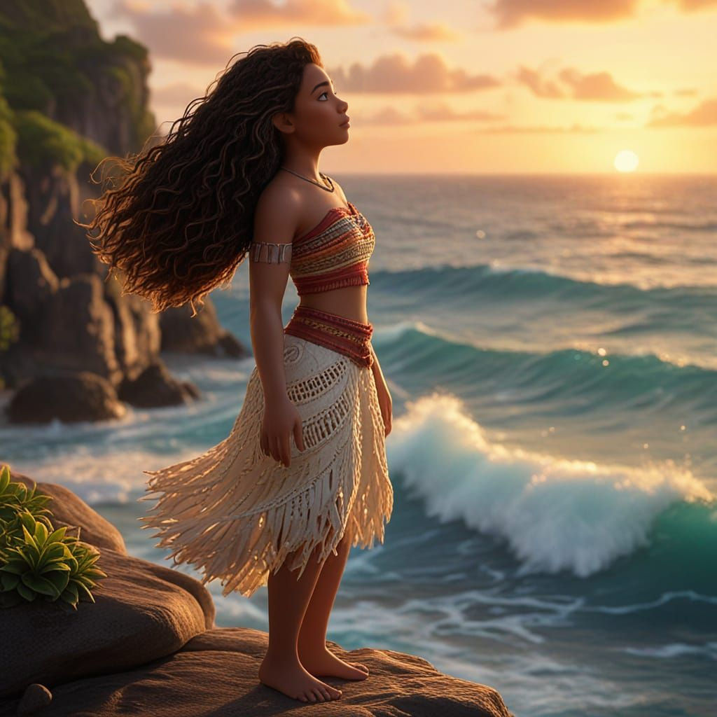 Realistic Moana Singing Heartbreaking Song