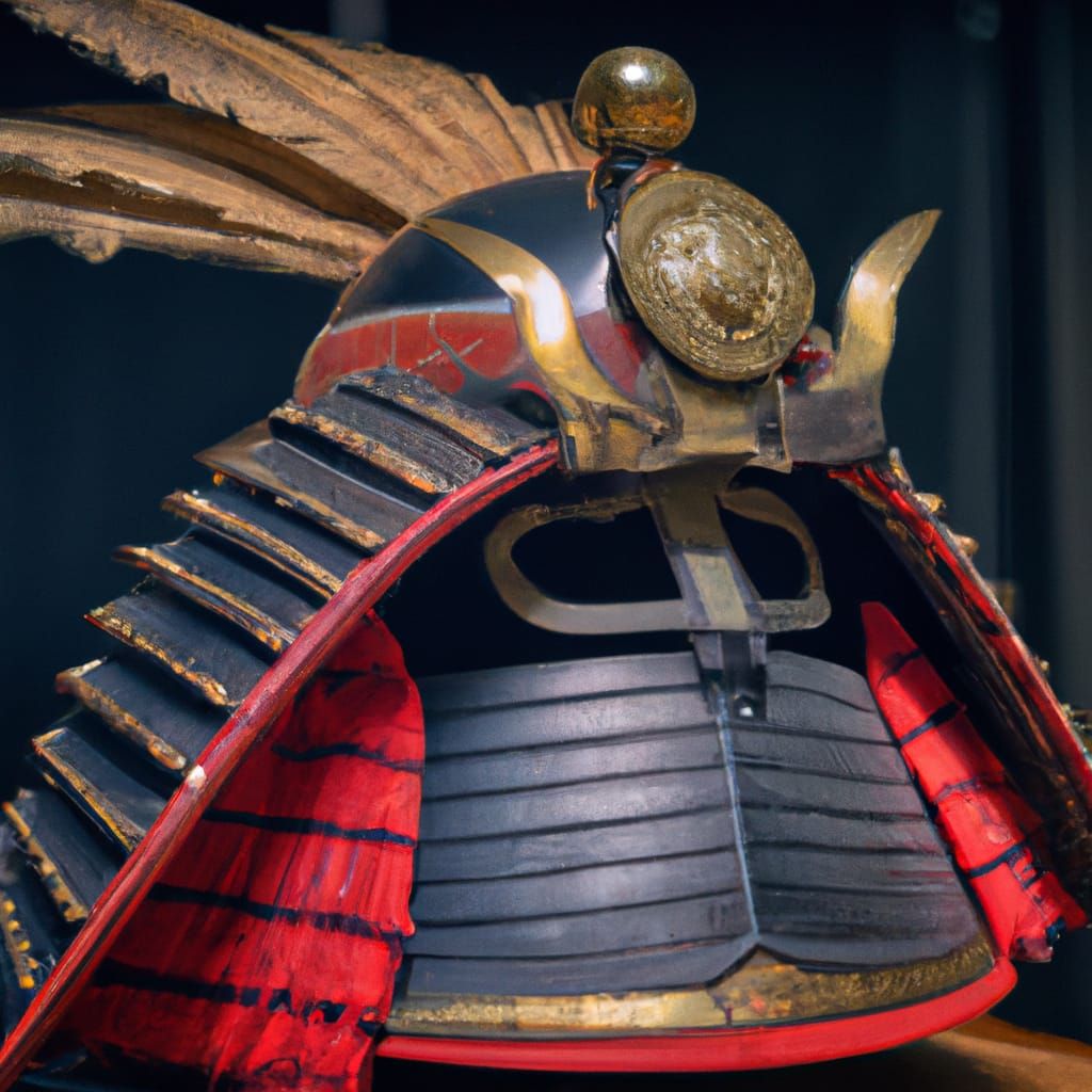 Steampunk Samurai Helmet in Alternate Medieval History