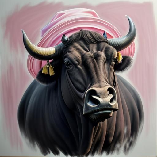 Black and pink, Dreamshaper v8