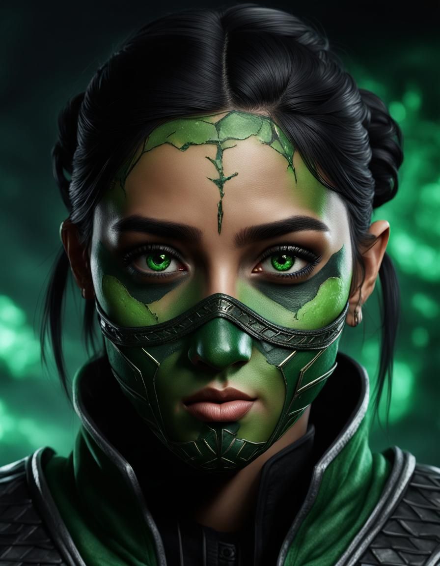 Ultrarealistic Jade from Mortal Kombat