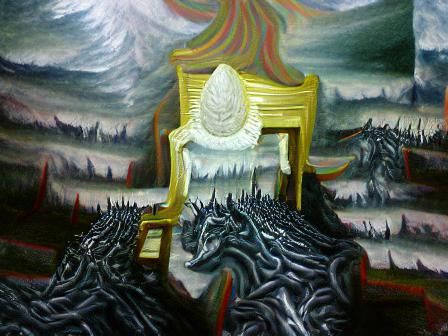 Eschaton: Detailed Oil Painting on Canvas
