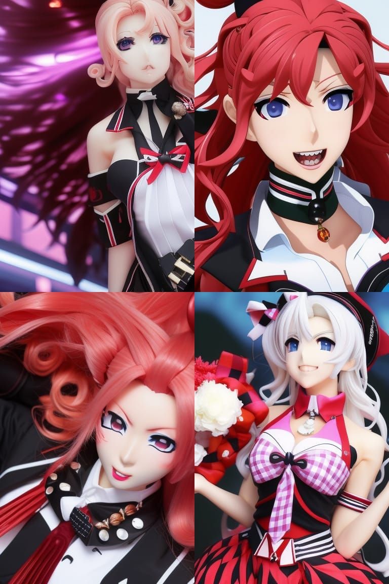 Hyperrealistic Portrait of Junko Enoshima in 8K