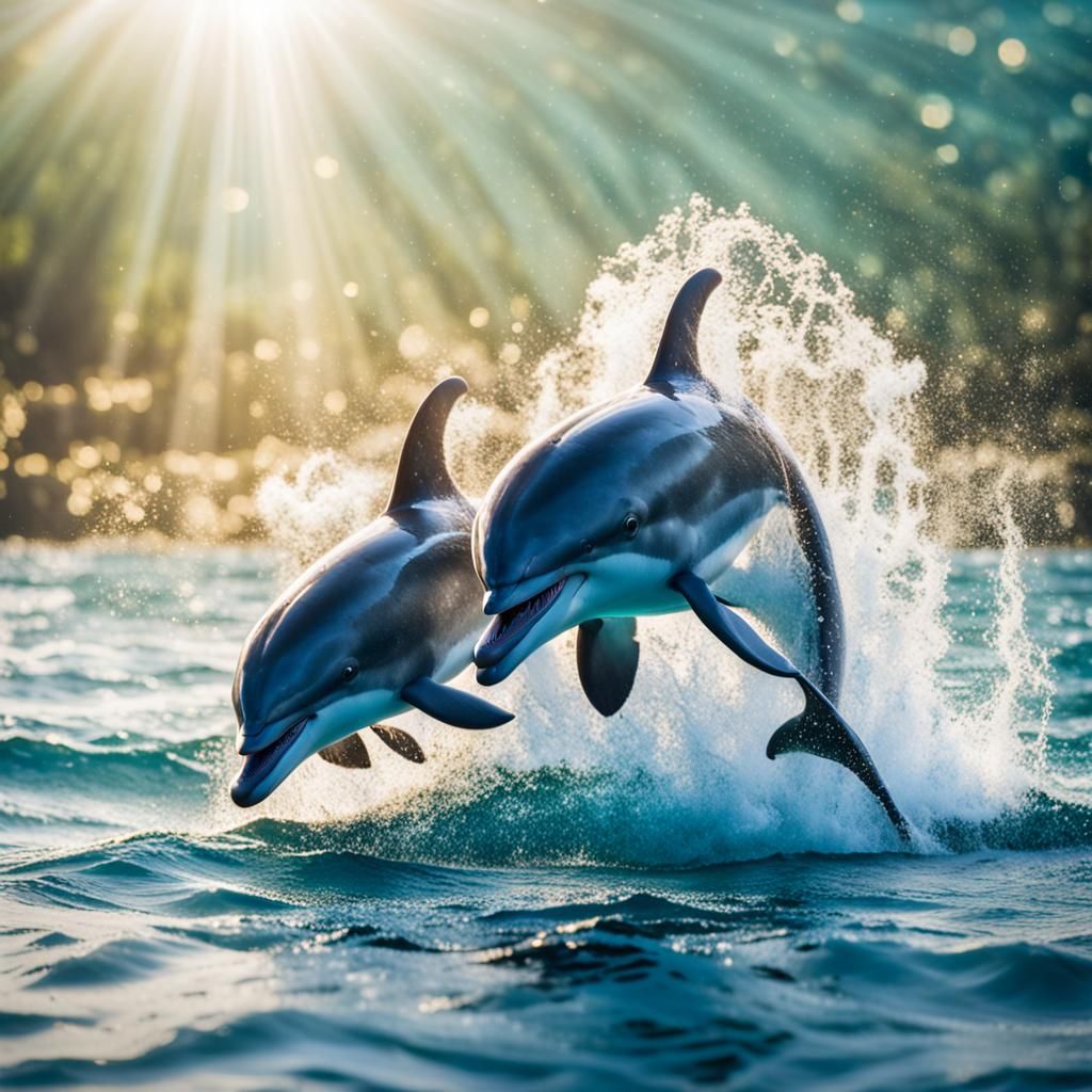 Dolphins at Play: Underwater Photography