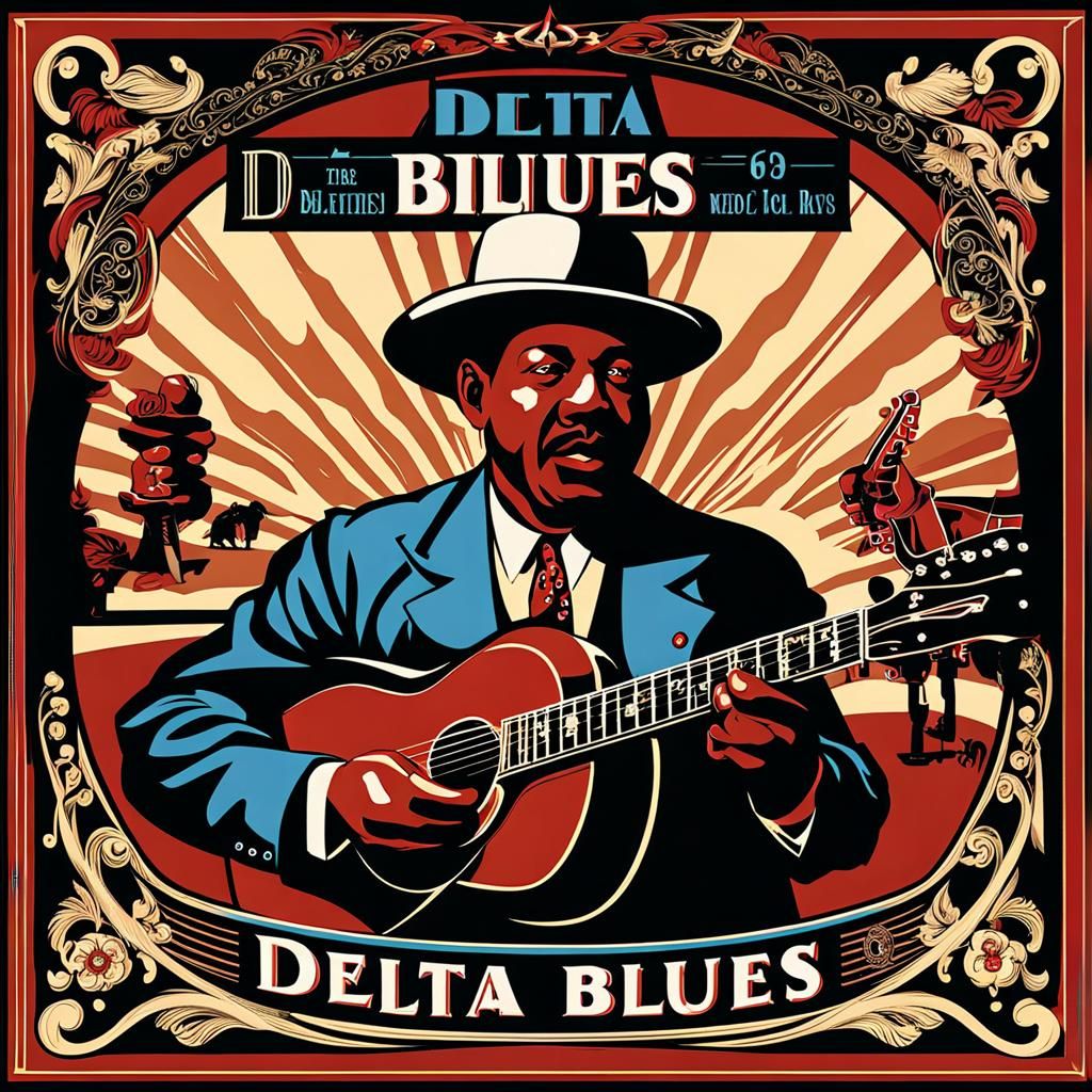 AI Interpretation of Delta Blues Music