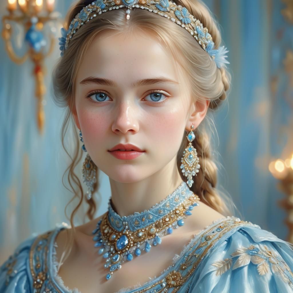 Impressionist Portrait of a Russian Princess