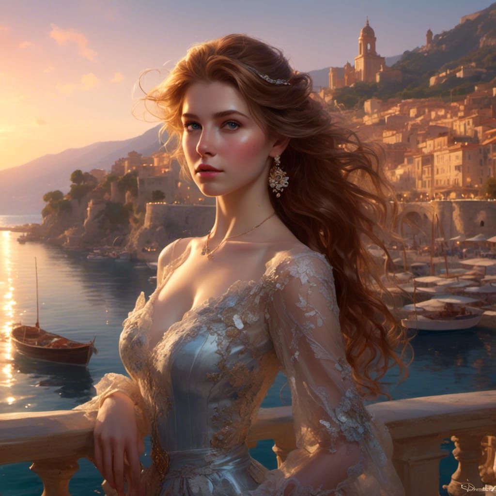 Anna Kendrick in Monaco: Romantic Night Portrait