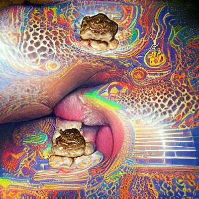 AI Generated Image of a Toad