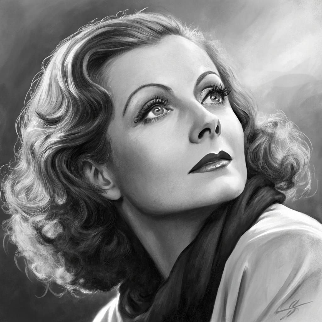 Classic Hollywood Actress Greta Garbo