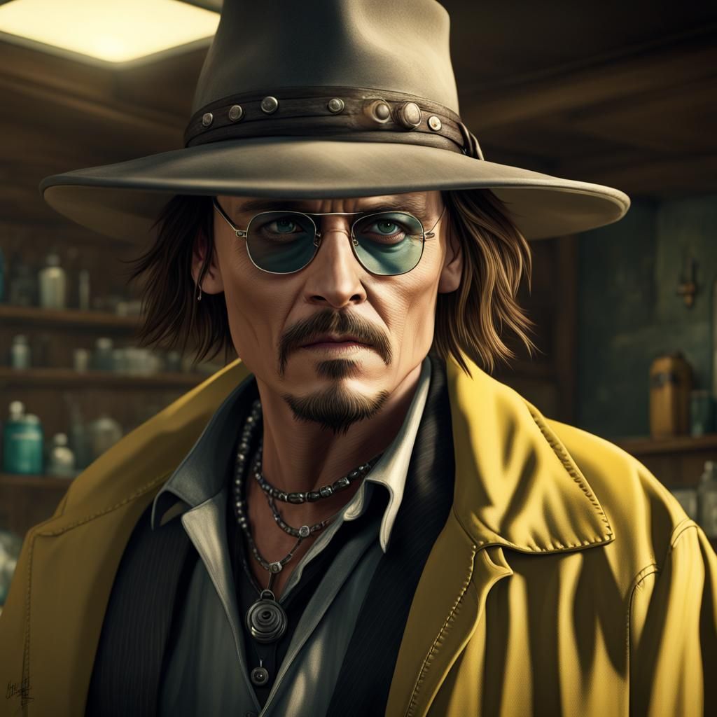 Johnny Depp as Breaking Bad Character: Hyperrealistic Art