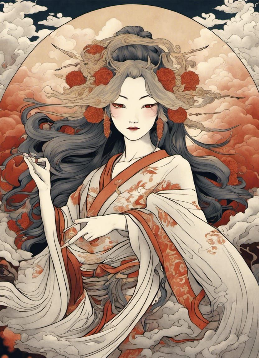Voluptuous Amaterasu: Japanese Goddess of the Sun
