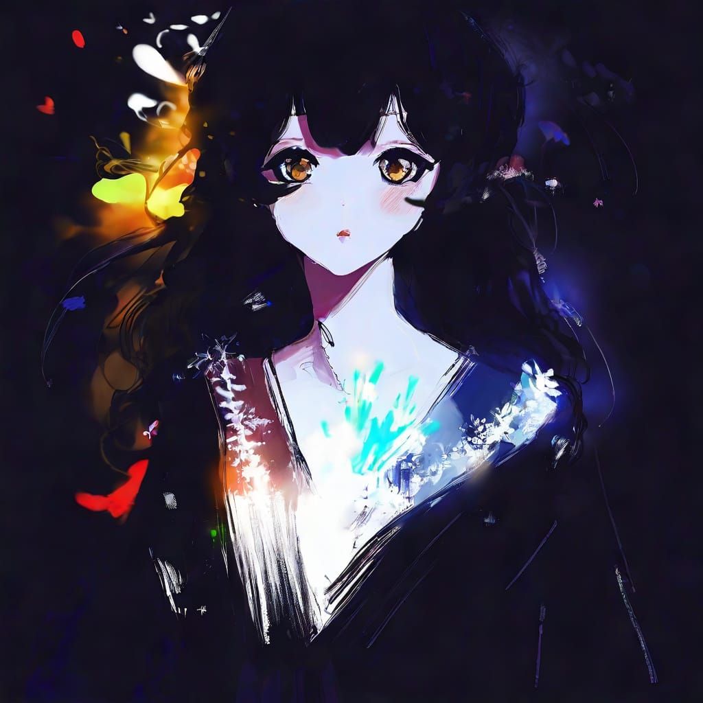 Fiery Phoenix Princess Dress in Digital Synthetism