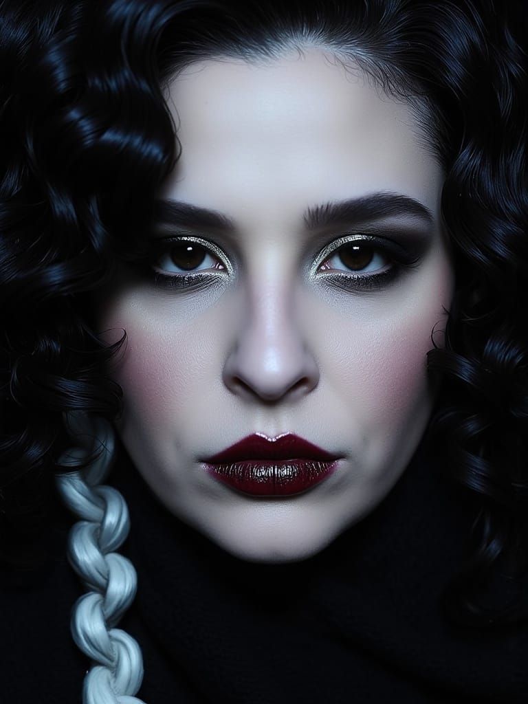 Ethereal 80s Gothic Goddess