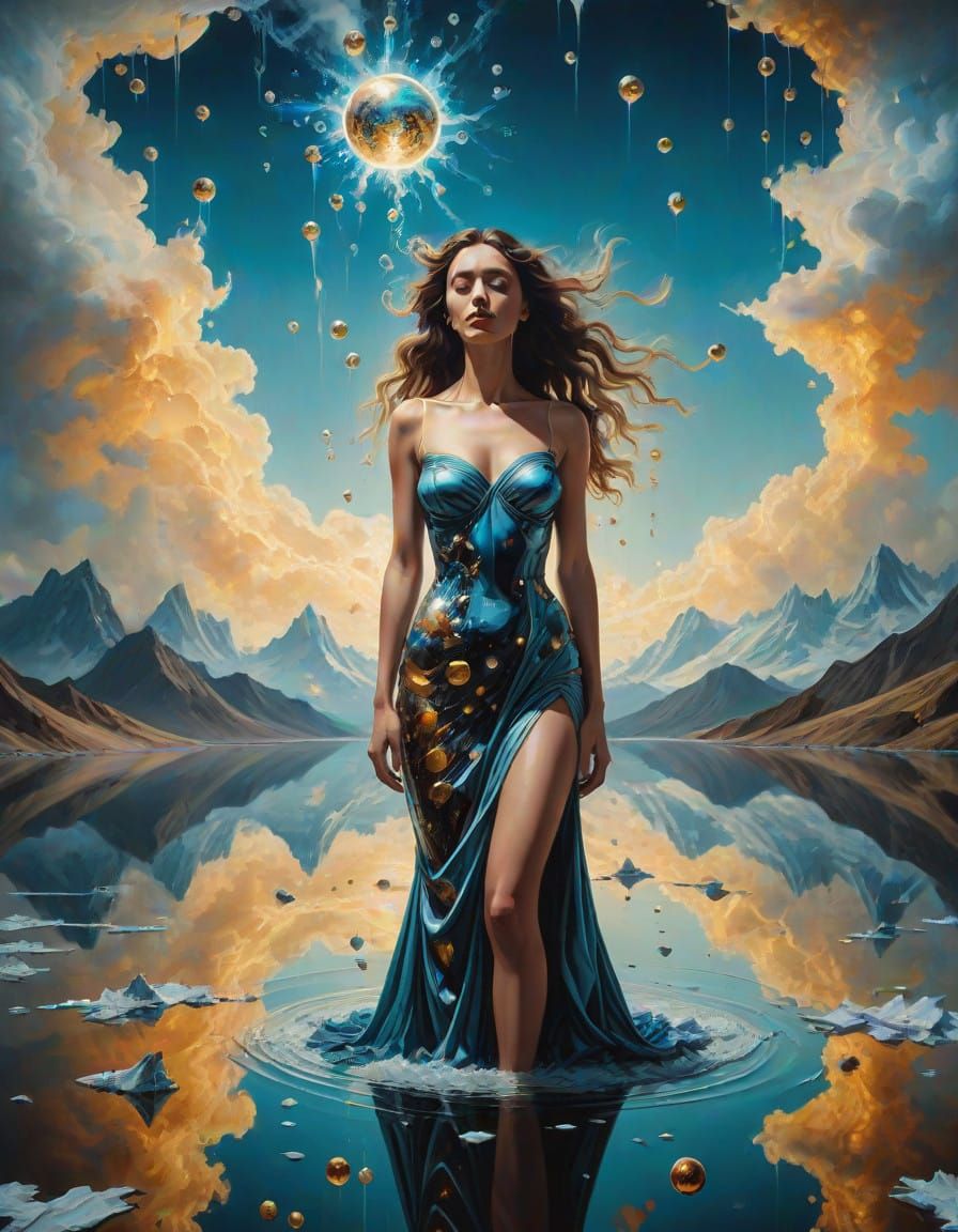 lake of liquid mirrors