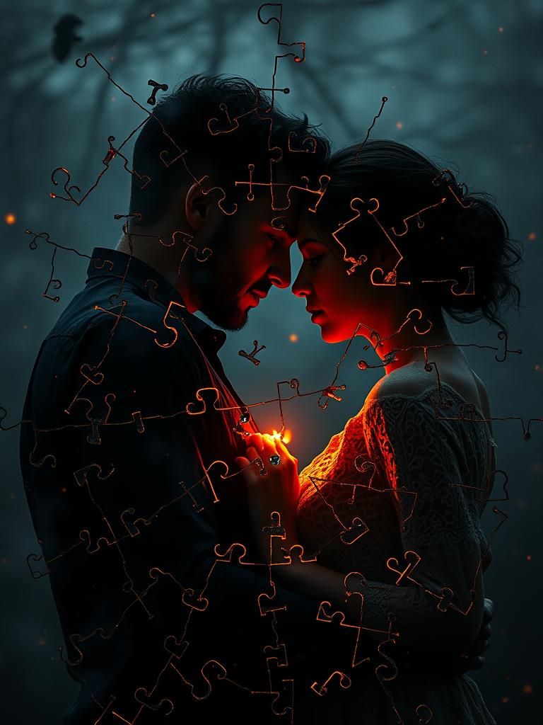 Disintegrating Lovers: A Digital Matte Painting