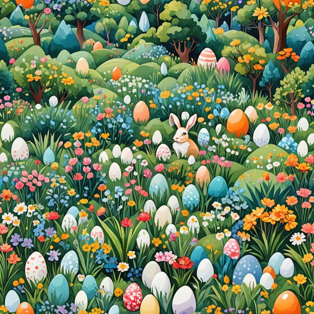 Eggs in the ground