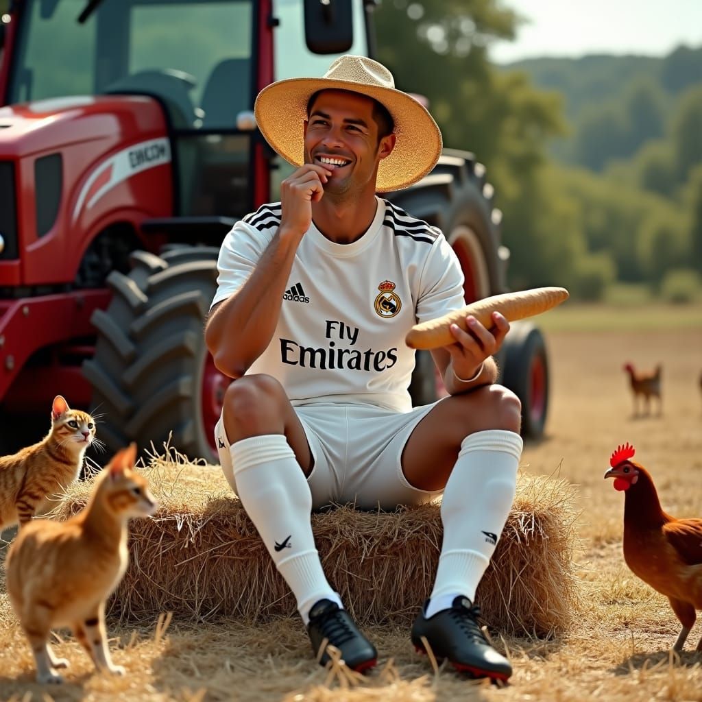 Ronaldo in Farmyard: Cinematic Neorealism