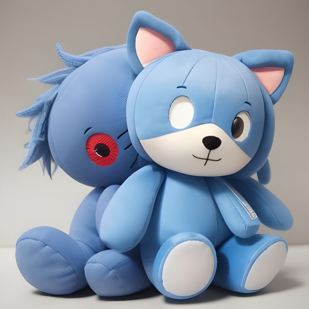 Cyberpunk Plush Toy Robot