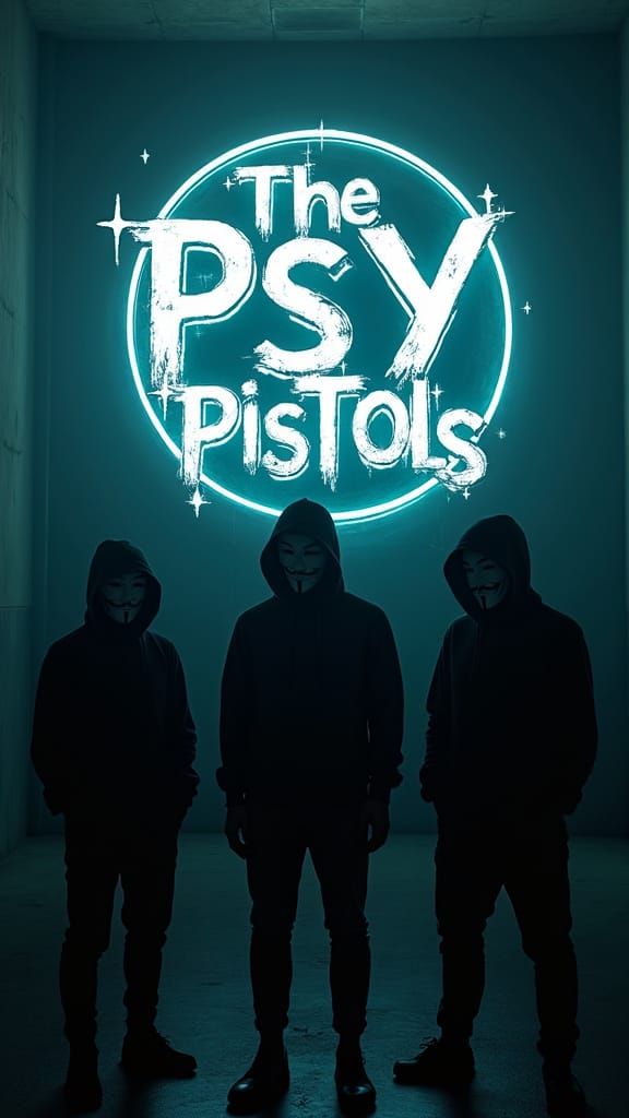 Mysterious Figures in a Gritty, High-Contrast World