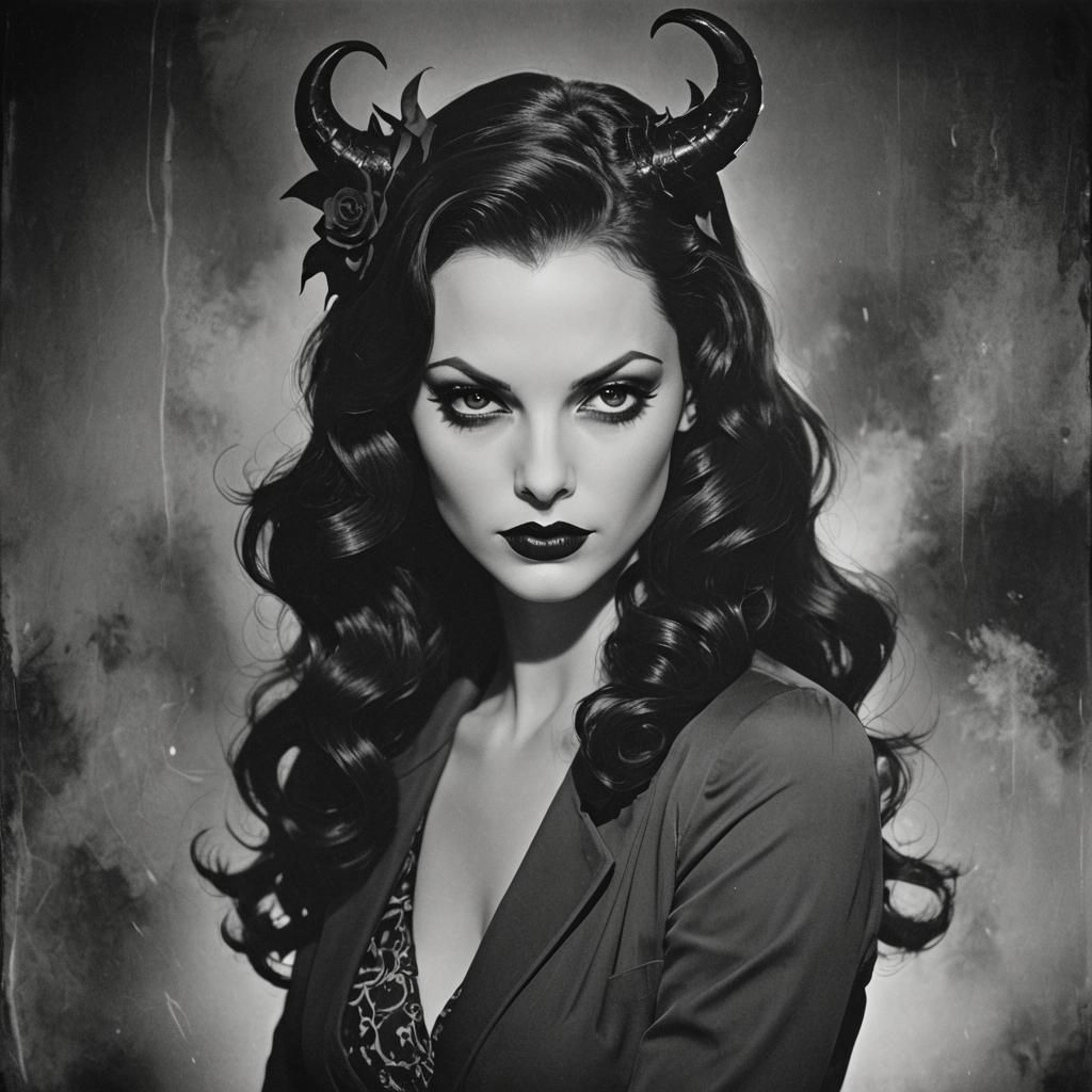 Succubus in Film Noir Style