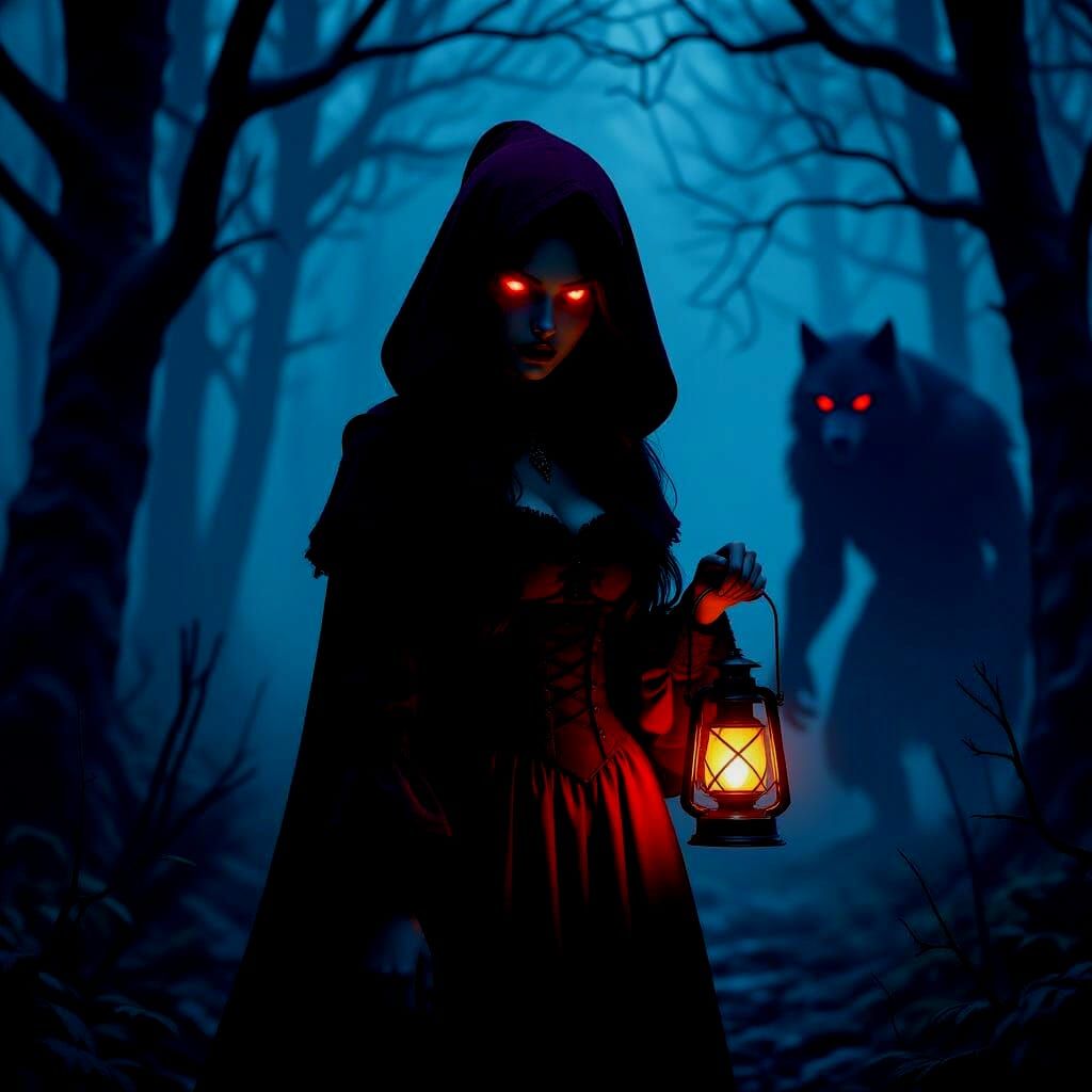 Dark Fairy Tale: Red Riding Hood and the Spectral Werewolf