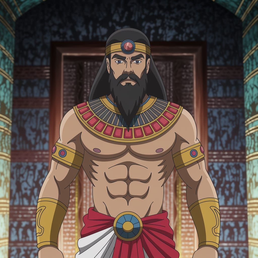 God of Fire and Metal in Epic Cinematic Style