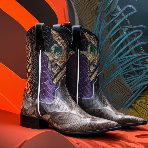 Snakeskin Cowboy Boots