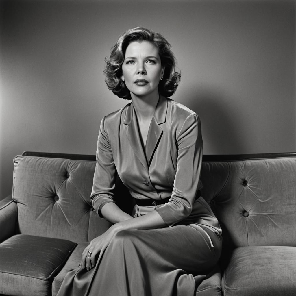 Classic Hollywood Portrait in Halsman Style