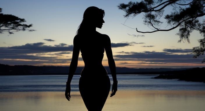 Surreal Portrait in Minimalist Style