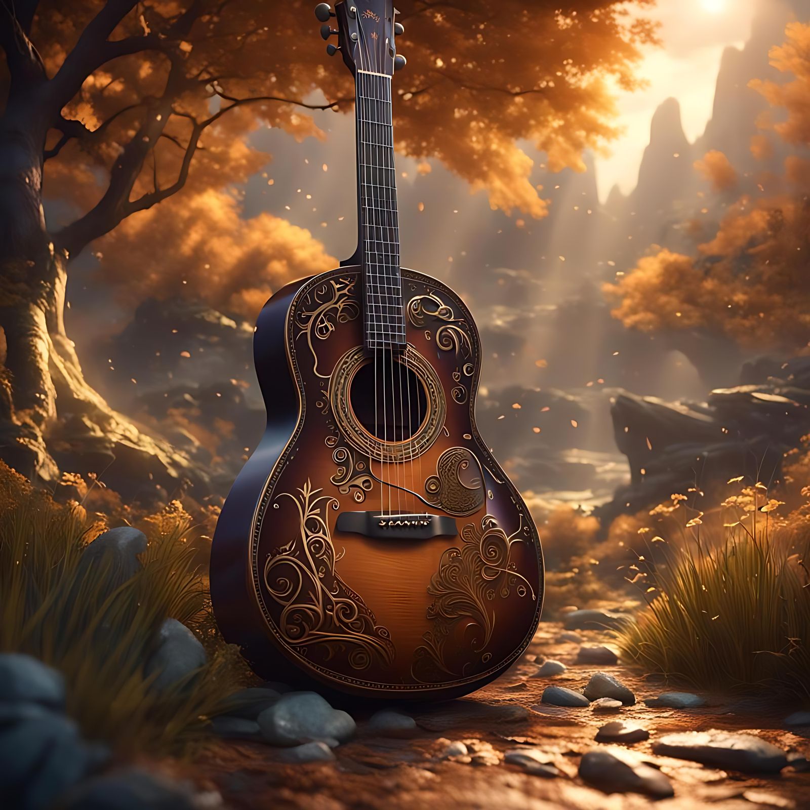 Fantastical Matte Painting in Unreal Engine 5