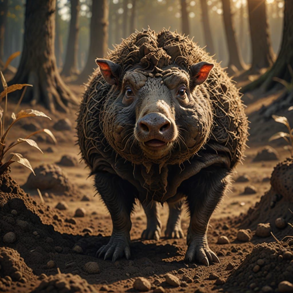 Concept Art of a Snuffler Hunting Truffles