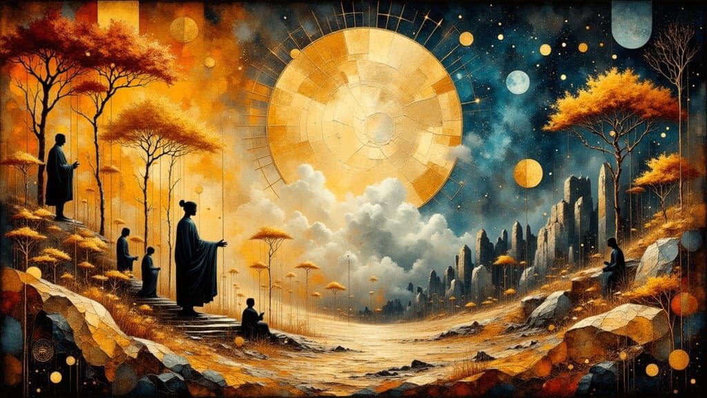 Mythic Evolution: Mosaic Book Cover Art