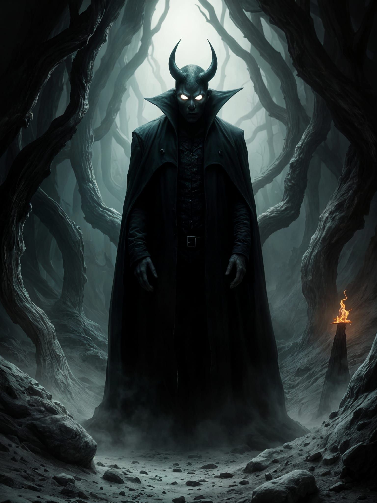 The Horned Shadow Man Cannot Be Trusted