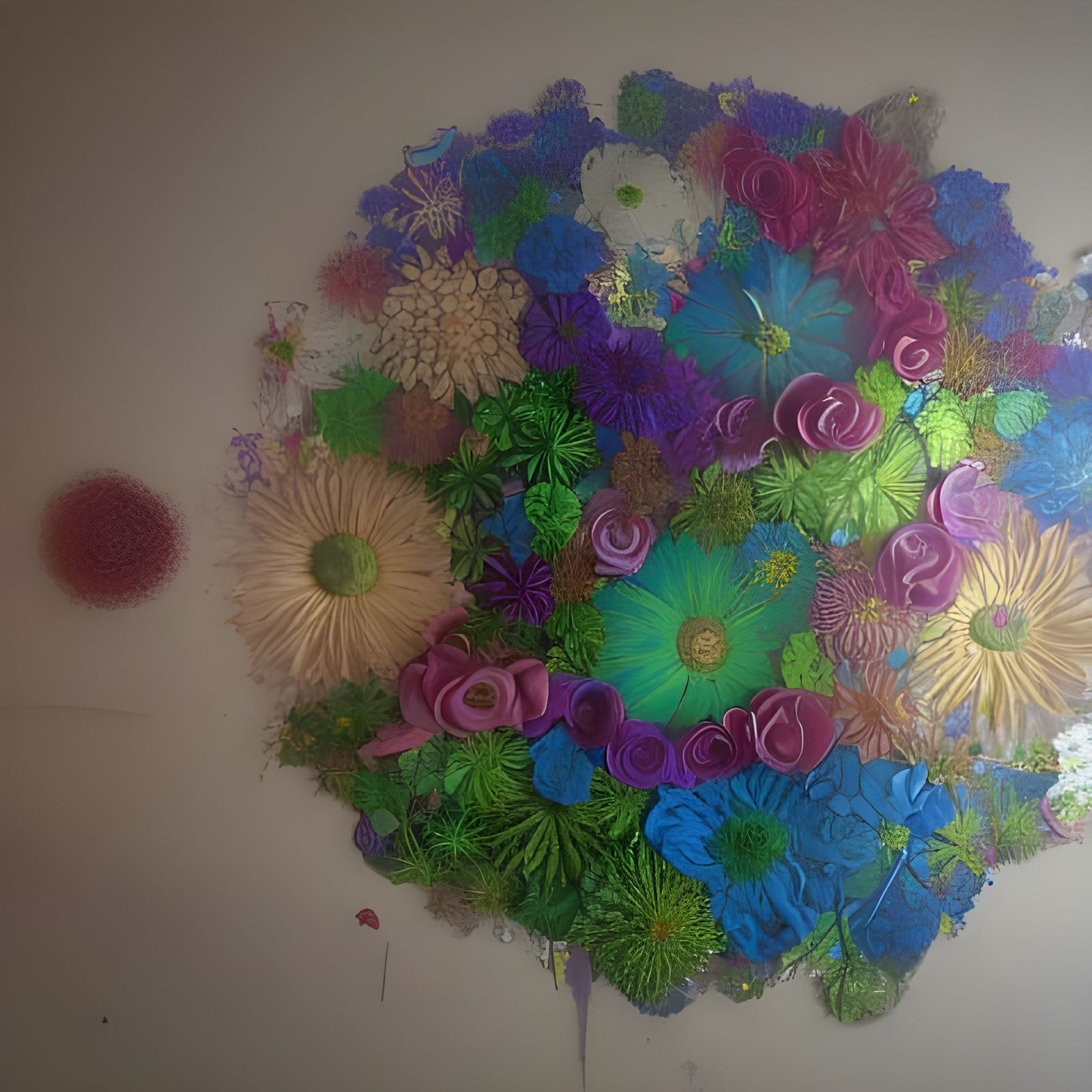 Translucent Celestial Flowers in Detailed 3D Rendering