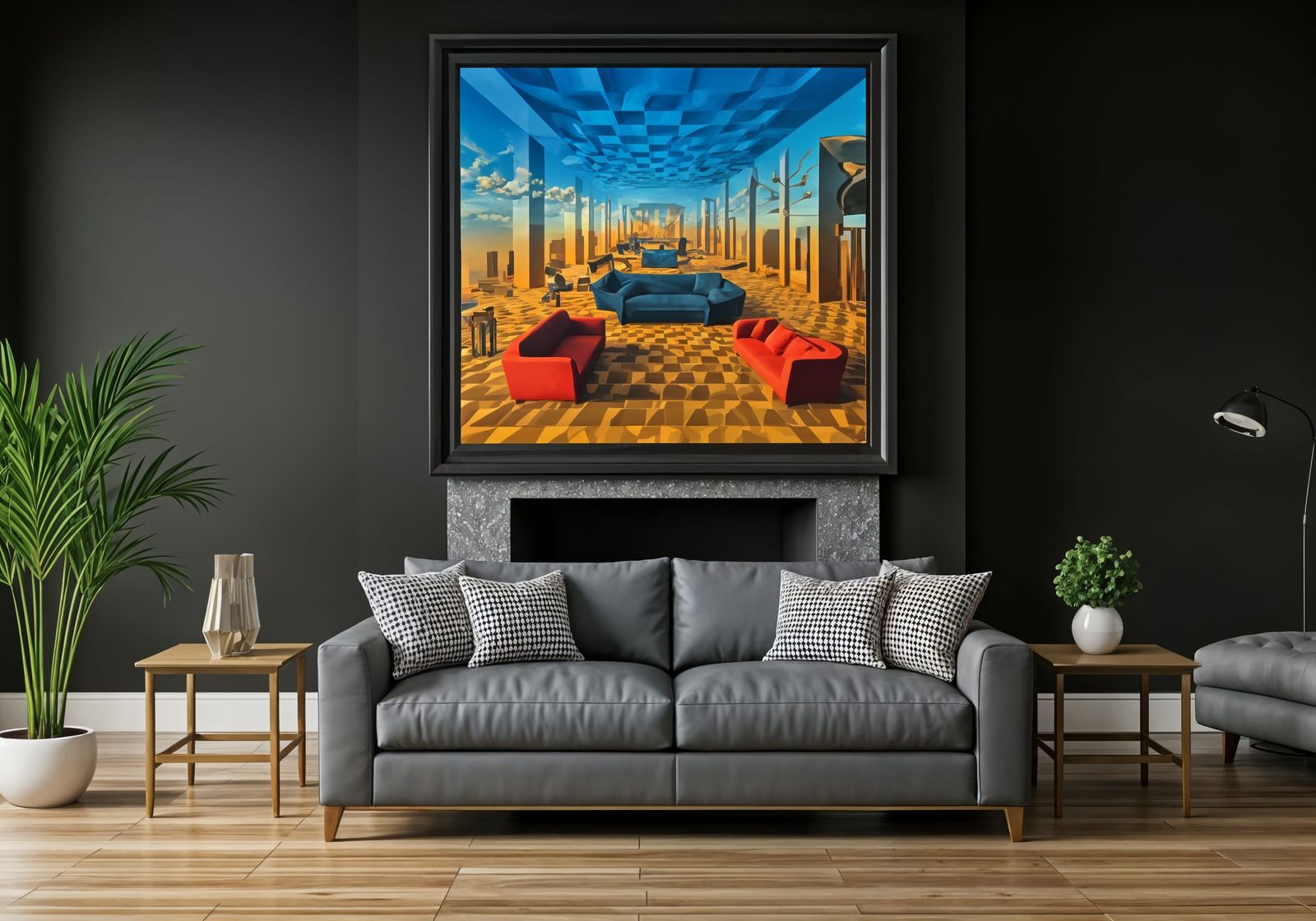 Infinite Lounge with Escher Twist