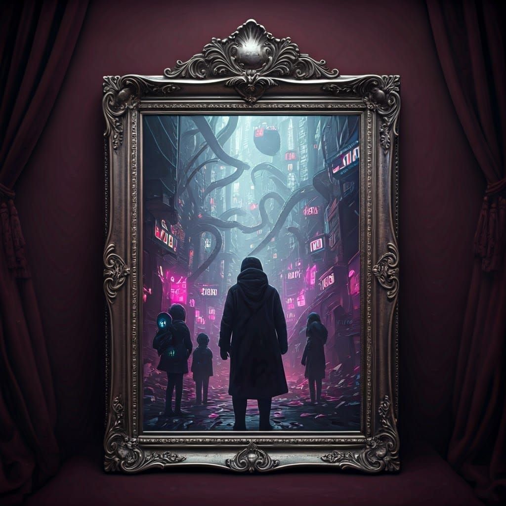 Whispers of a Forgotten Reality in an Antique Mirror