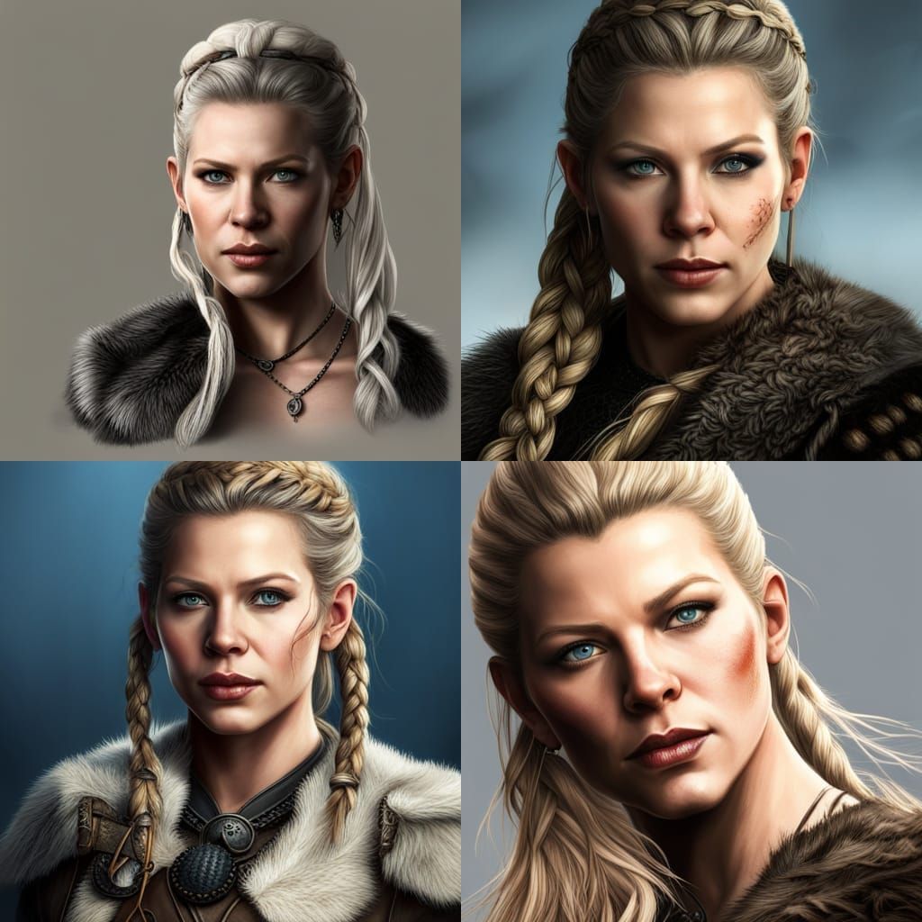 Katheryn Winnick as Lagertha: Viking Portrait
